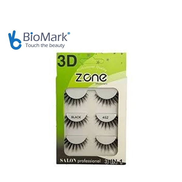 زد وان (Z.ONE) مژه پالتی 3 جفتی سه بعدی 452 (Z-404)