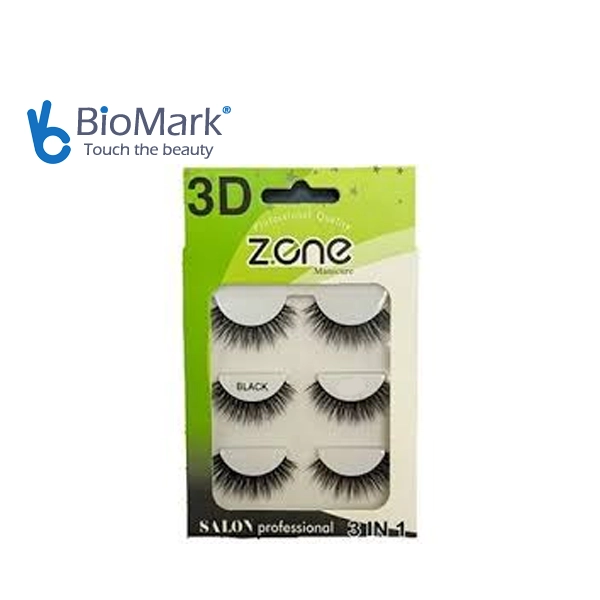 زد وان (Z.ONE) مژه پالتی 3 جفتی سه بعدی 455 (Z-404)