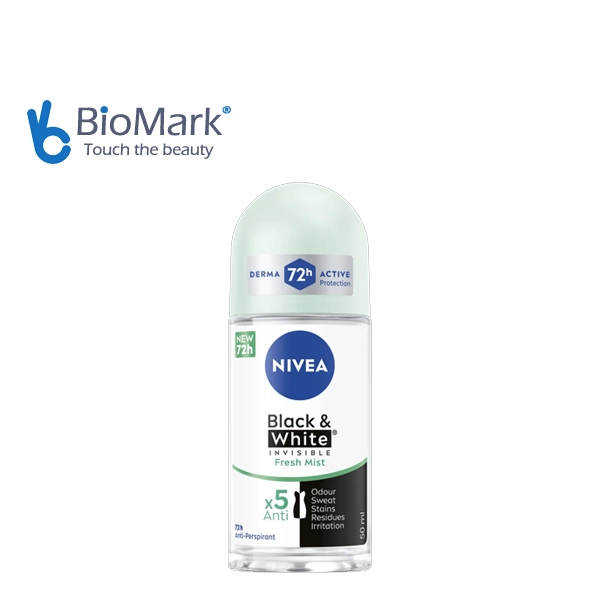 رول بلک اند وایت مردانه 50 میل نیوا (Nivea)